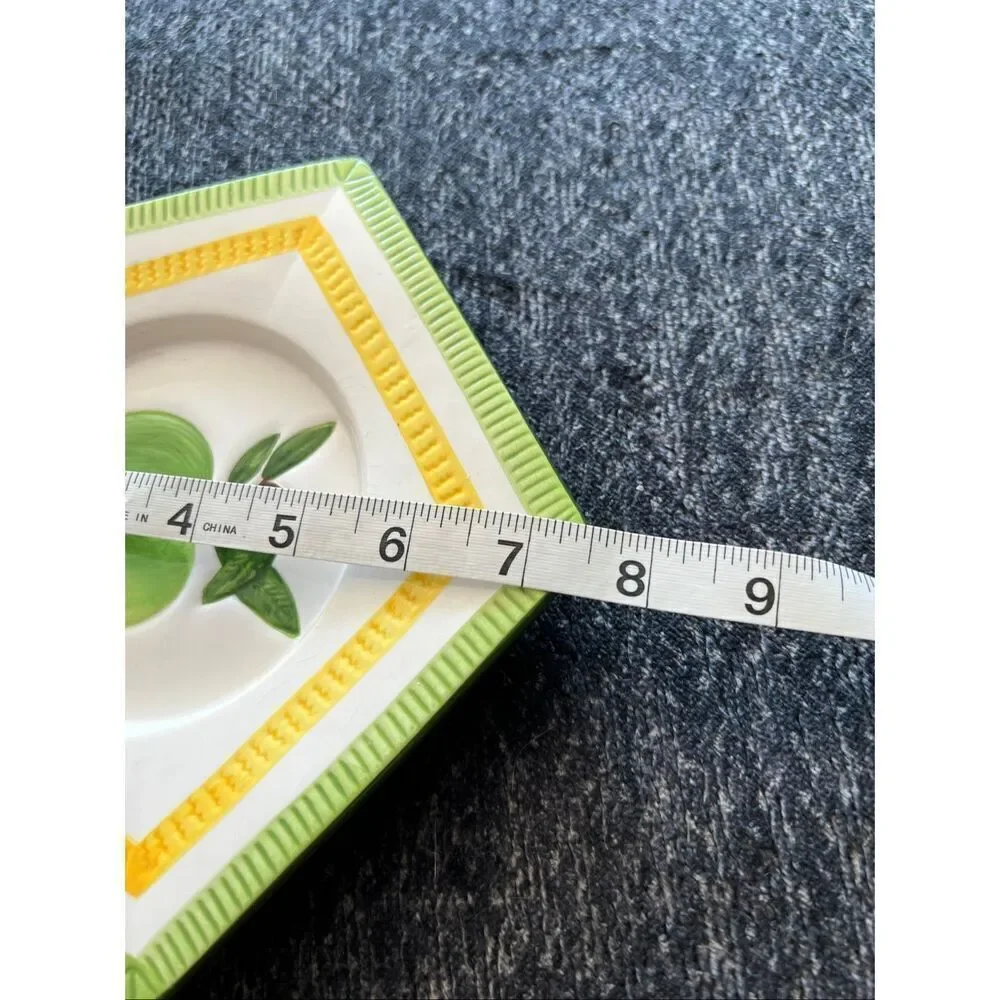 Yankee Candle Ceramic Apple Plate